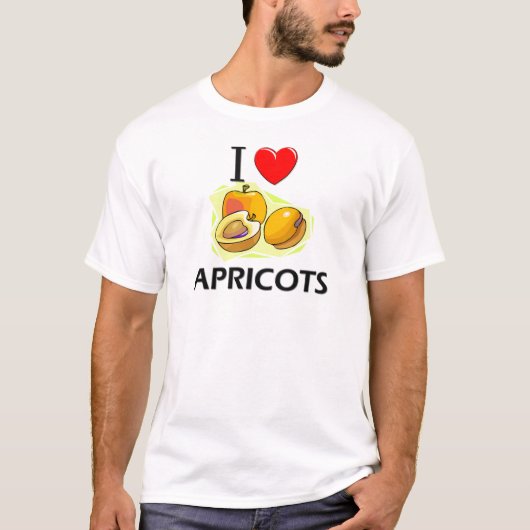 T-shirt J'aime des abricots (Devant)