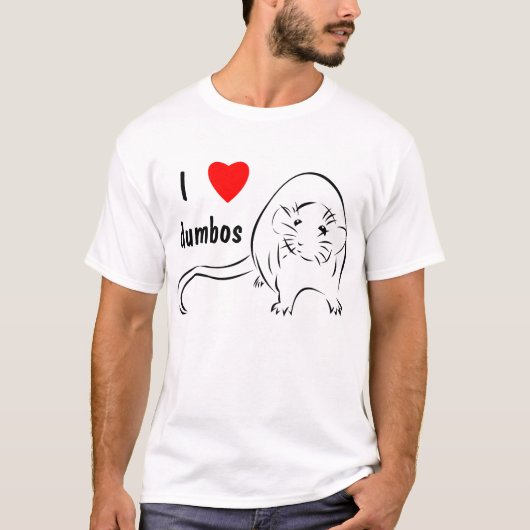 T-shirt J'aime des abrutis (Devant)