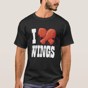 T-shirt J'aime des ailes de poulet