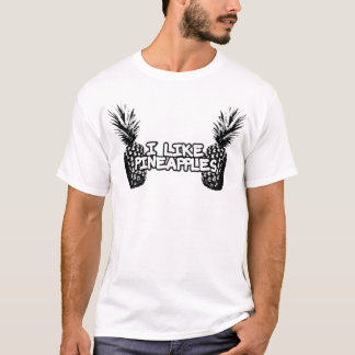 T-SHIRT J'AIME DES ANANAS !