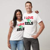 T-shirt J'aime des anguilles (Unisexe)