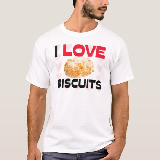 T-shirt J'aime des biscuits (Devant)