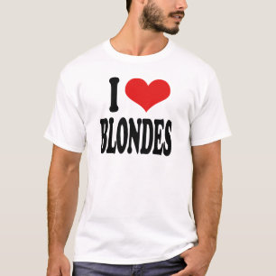 T-shirt J'aime des blondes