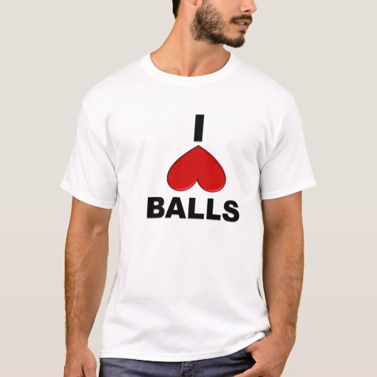 T-shirt J'aime des boules (Devant)