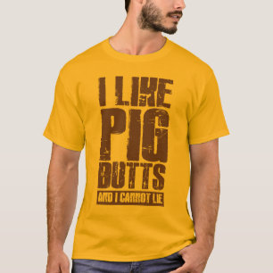 T-shirt j'aime des bouts de porc et je ne peux pas me