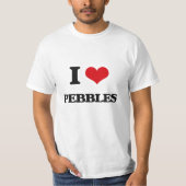 T-shirt J'aime des cailloux (Devant)