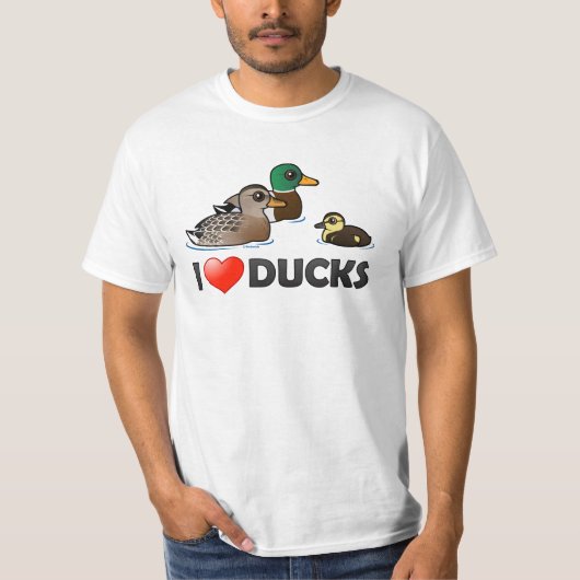 T-shirt J'aime des canards (Devant)