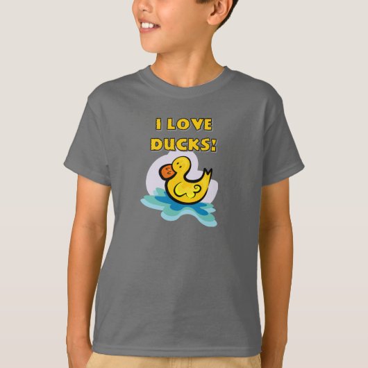 T-shirt J'aime des canards (Devant)