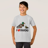 T-shirt J'aime des canards (Devant entier)