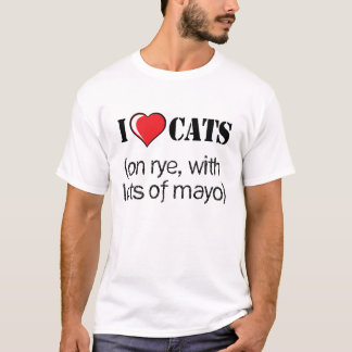 T-shirt J'aime des chats