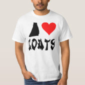 T-shirt J'aime des chèvres (Devant)