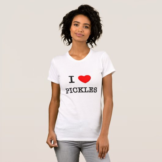 T-shirt J'aime des conserves au vinaigre (Devant entier)