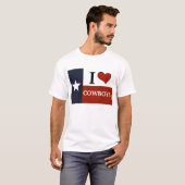 T-shirt J'aime des cowboys (Devant entier)