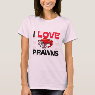T-shirt J'aime des crevettes roses