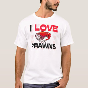 T-shirt J'aime des crevettes roses