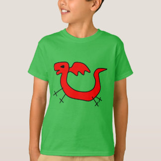 T-shirt J'aime des dragons ! La pièce en t des enfants