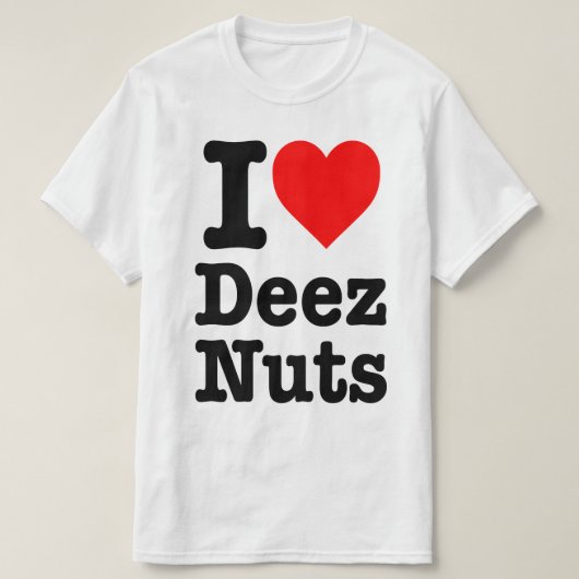 T-SHIRT "J'AIME DES ÉCROUS DE DEEZ " (Design devant)