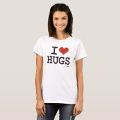 T-shirt J'aime des étreintes (Devant entier)