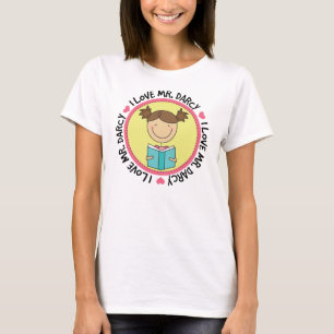 T-shirt J'aime des femmes de club de lecture de M. Darcy