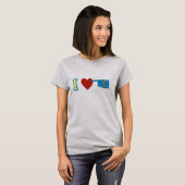 T-shirt J'aime des femmes de l'Oklahoma (Devant entier)