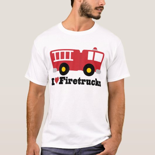 T-shirt J'aime des Firetrucks (Devant)
