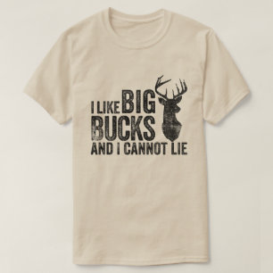 T-shirt J'aime des fortunes chassant la pièce en t