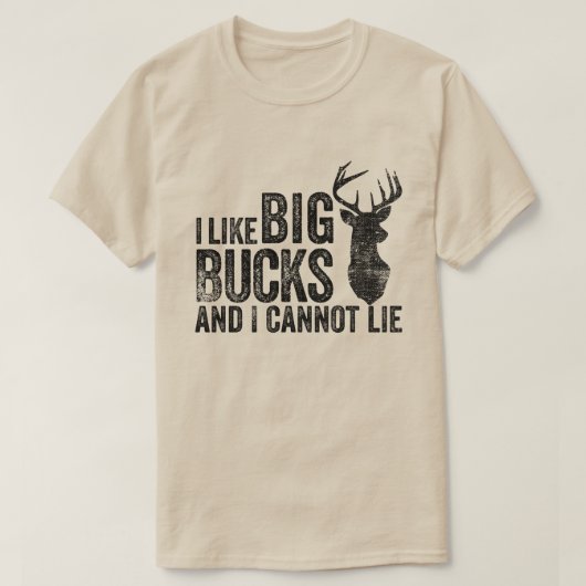 T-shirt J'aime des fortunes chassant la pièce en t (Design devant)
