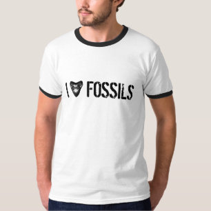 T-shirt J'AIME des FOSSILES Megalodon