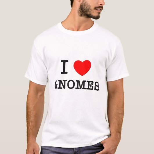 T-shirt J'aime des gnomes (Devant)