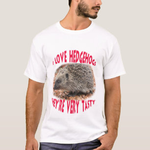 T-shirt J'aime des hérissons… qu'ils sont très savoure