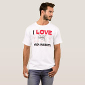 T-shirt J'aime des insectes de bâton (Devant entier)