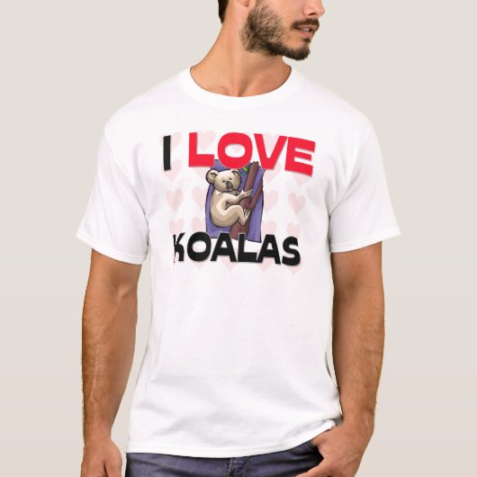 T-shirt J'aime des koala (Devant)