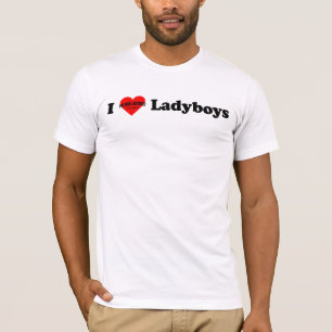 T-shirt J'aime des Ladyboys