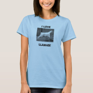T-SHIRT J'AIME DES LAMAS !