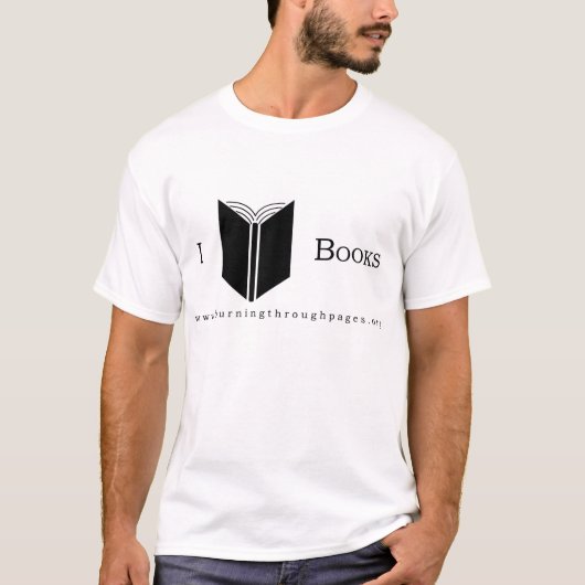 T-shirt J'aime des livres - chemise (Devant)