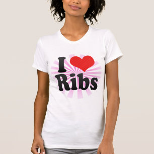 T-shirt J'aime des nervures