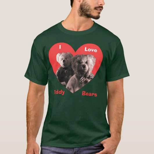 T-shirt J'aime des nounours (Devant)