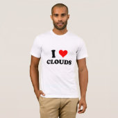 T-shirt J'aime des nuages (Devant entier)