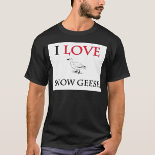 T-shirt J'aime des oies de neige