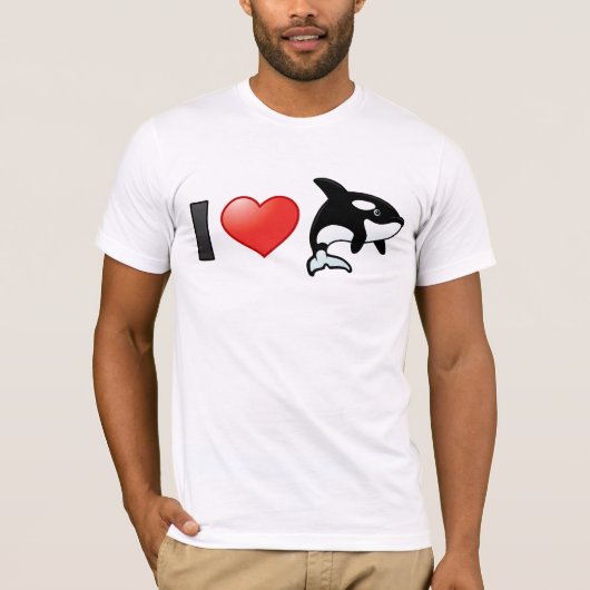 T-shirt J'aime des orques (Devant)
