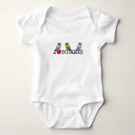 T-shirt J'aime des perruches (Devant)