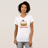 T-shirt j'aime des petits gâteaux (Devant entier)