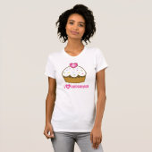 T-shirt j'aime des petits gâteaux de crâne ! (Devant entier)