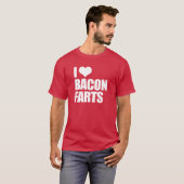 T-shirt J'aime des pets de lard (Devant entier)