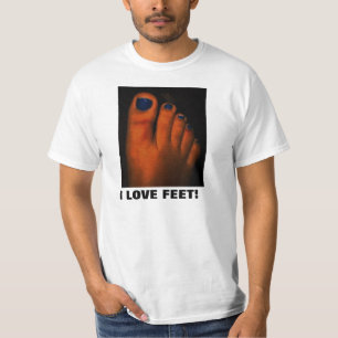 T-SHIRT J'AIME DES PIEDS !