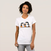 T-shirt J'aime des pingouins (Devant entier)