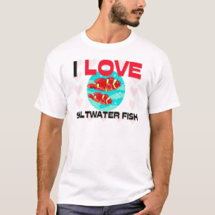 T-shirt J'aime des poissons de mer