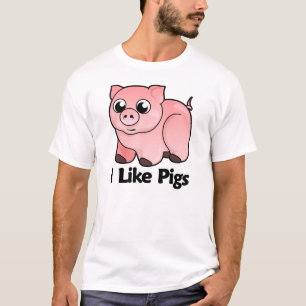 T-shirt J'aime des porcs