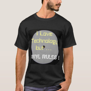 T-shirt J'aime des règles de technologie mais de vinyle