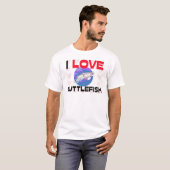 T-shirt J'aime des seiches (Devant entier)